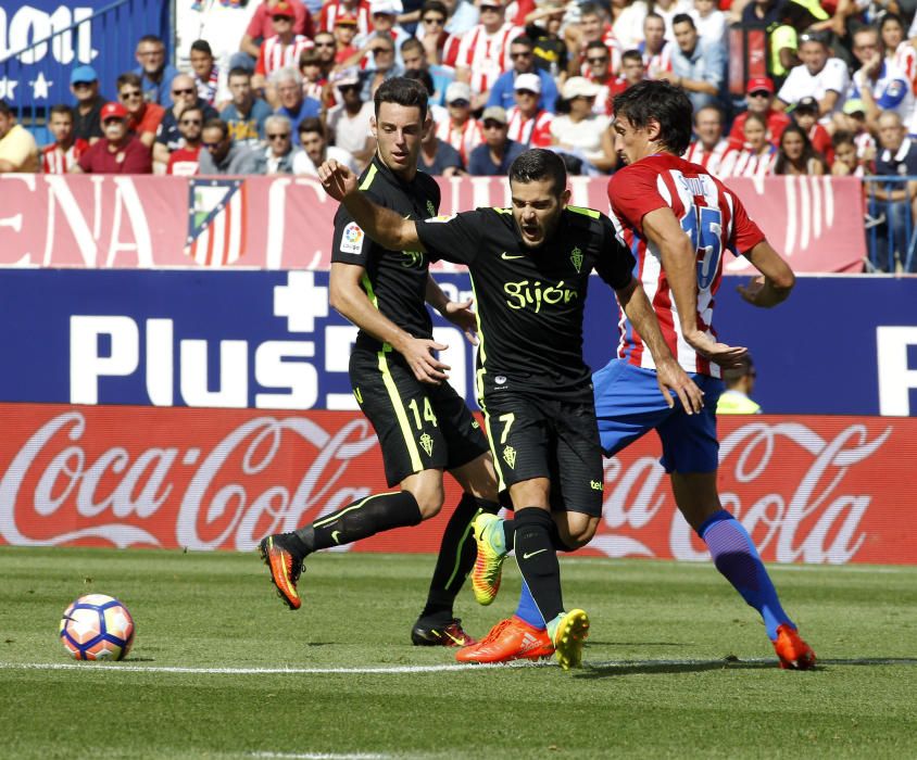 El partido entre el Atlético de Madrid y el Sporting, en imágenes