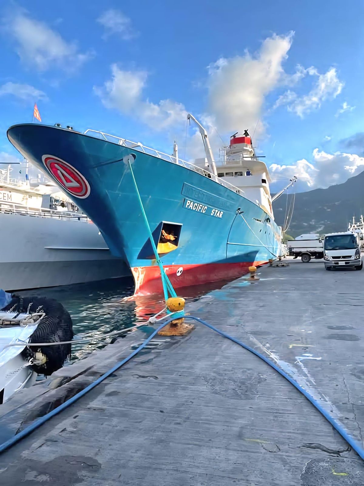 Aspecto actual del atunero «Pacific Star»