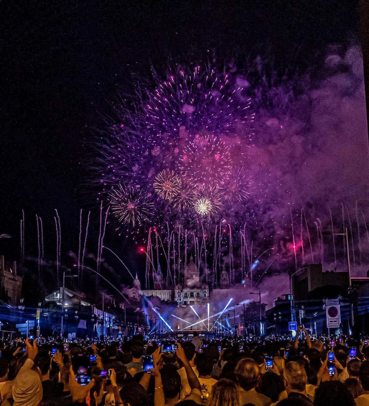 El Piromusical cierra la Mercè a ritmo de Sónar