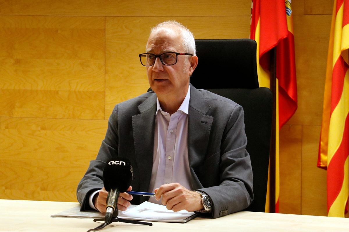El president de l'Audiència de Girona, Adolfo García Morales.
