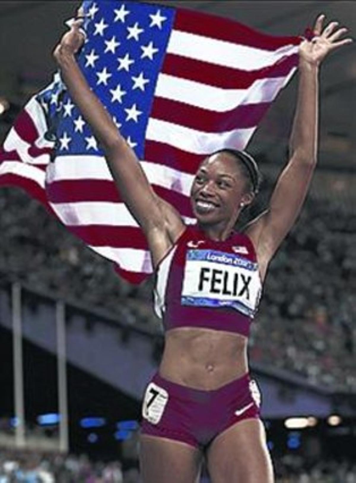 La estadounidense Allyson Felix