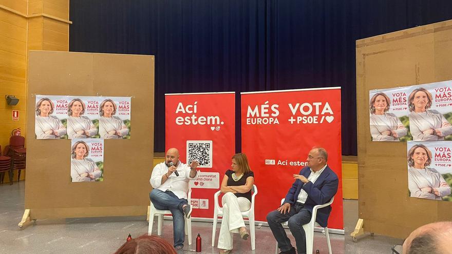 Calabuig y Bernabé (PSOE) hacen campaña europea en Gilet