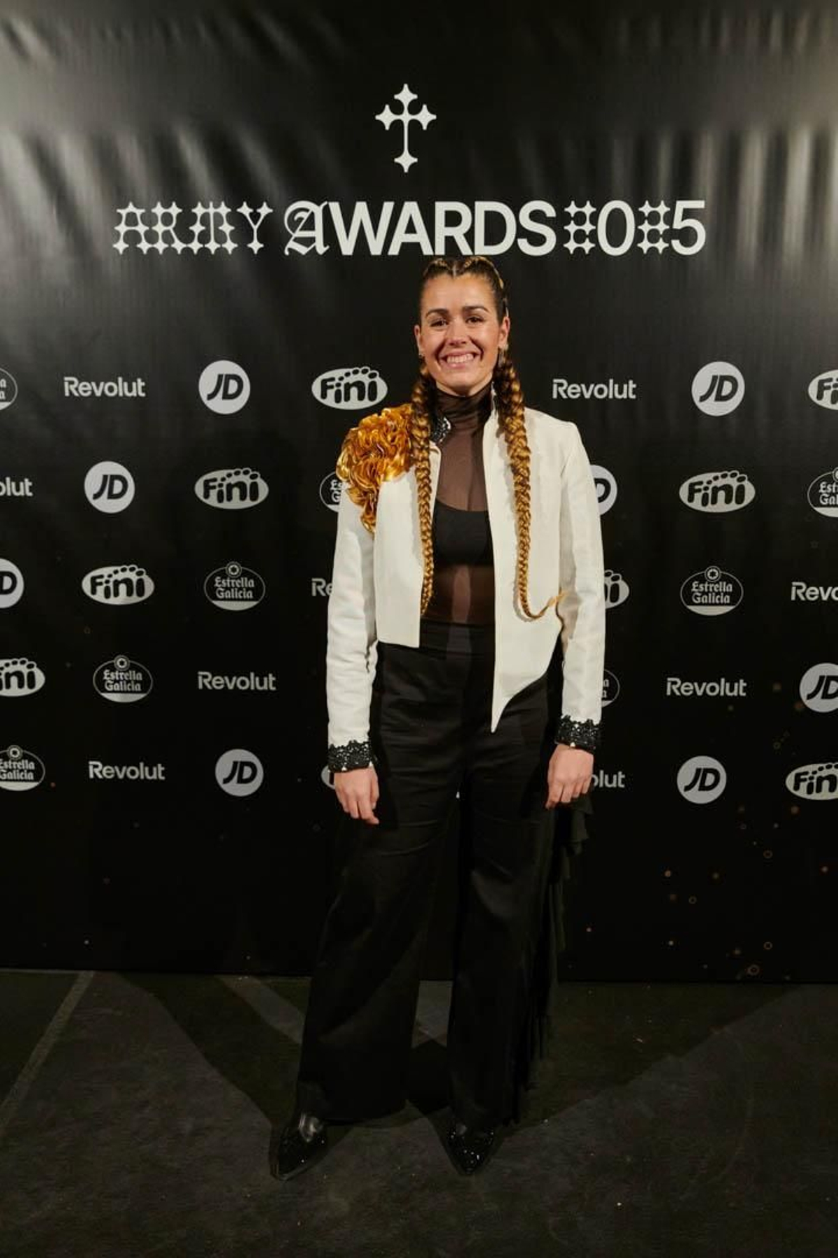 Isabel Aaiún fue una de las artistas que actúo en la gala con su 'Potra salvaje'