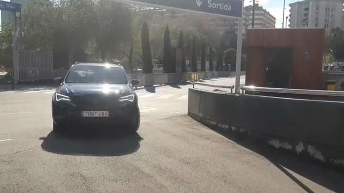 Bartomeu llega al Camp Nou para reunirse con la junta directiva