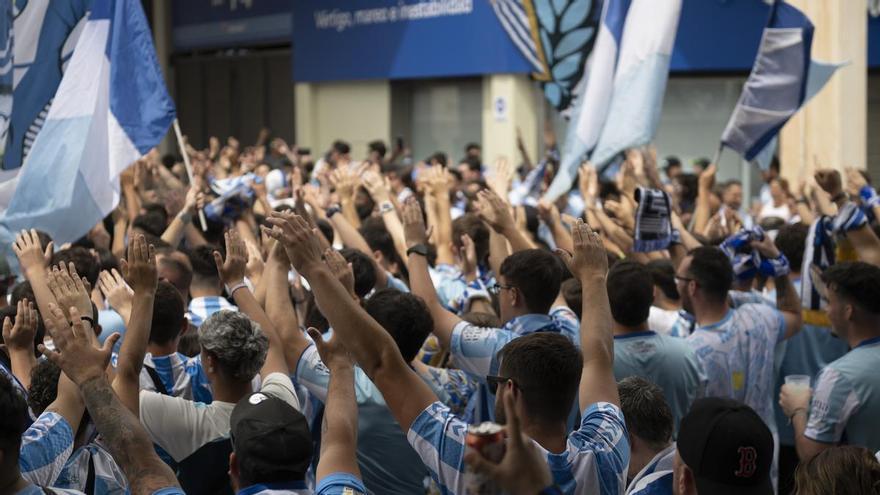 Málaga CF - UD Las Palmas: a las 21 horas, una ciudad entera