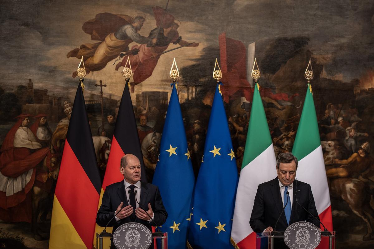Draghi i Scholz remarquen que la unanimitat és «un veritable obstacle» per al futur de la UE