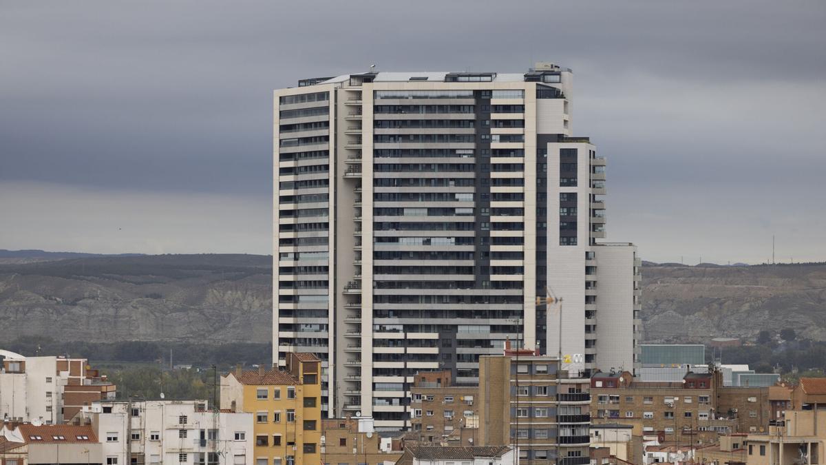 Torre Zaragoza, en el barrio Delicias.