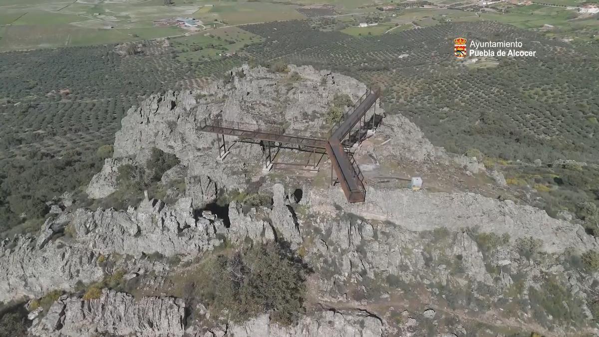 Vídeo | Este es el mirador del Punto Mira en Puebla de Alcocer