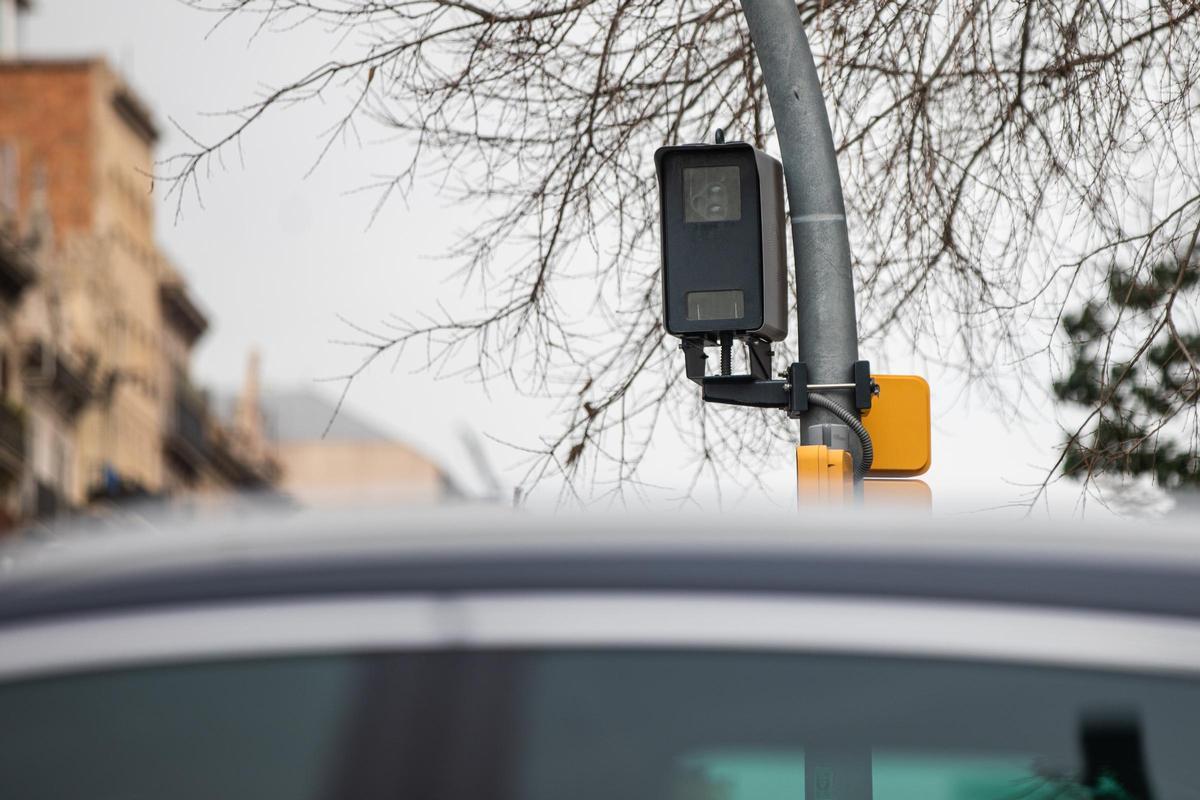 Un radar de tráfico.