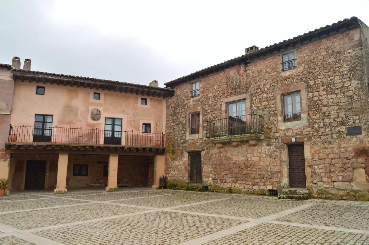 La plaza mayor de Medinaceli.