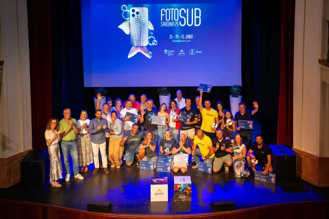 Ganadores del Caza FotoSub 2025 de Sardina de Gáldar