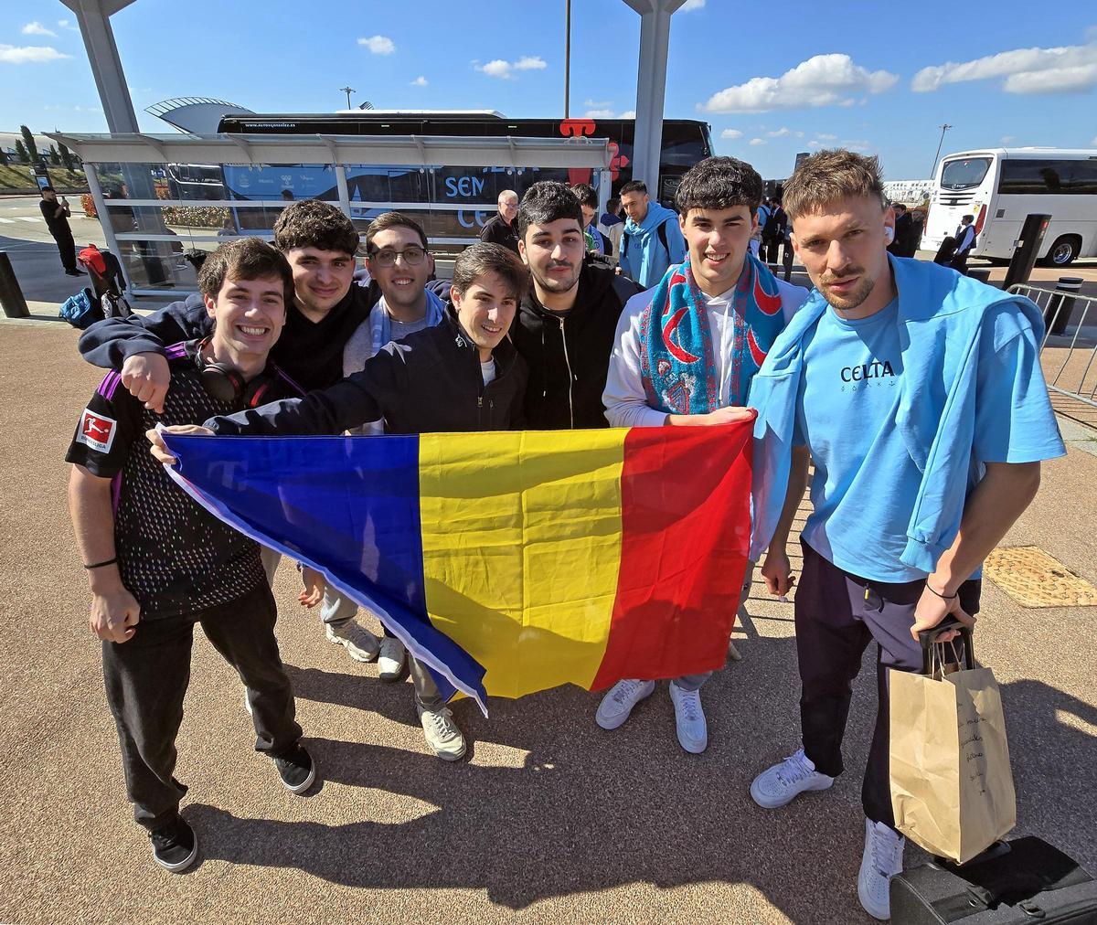 La expedición del Celta en Lyon La expedición del Celta en Lyon