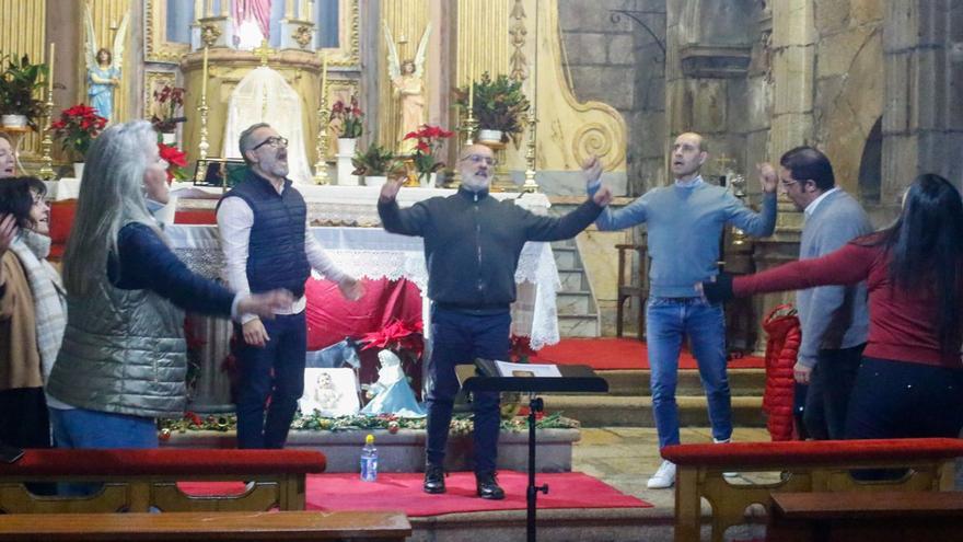 La “Cantata de Navidad” a ritmo de góspel con la que &quot;Tolemia´s&quot; cierra las fiestas de Cambados