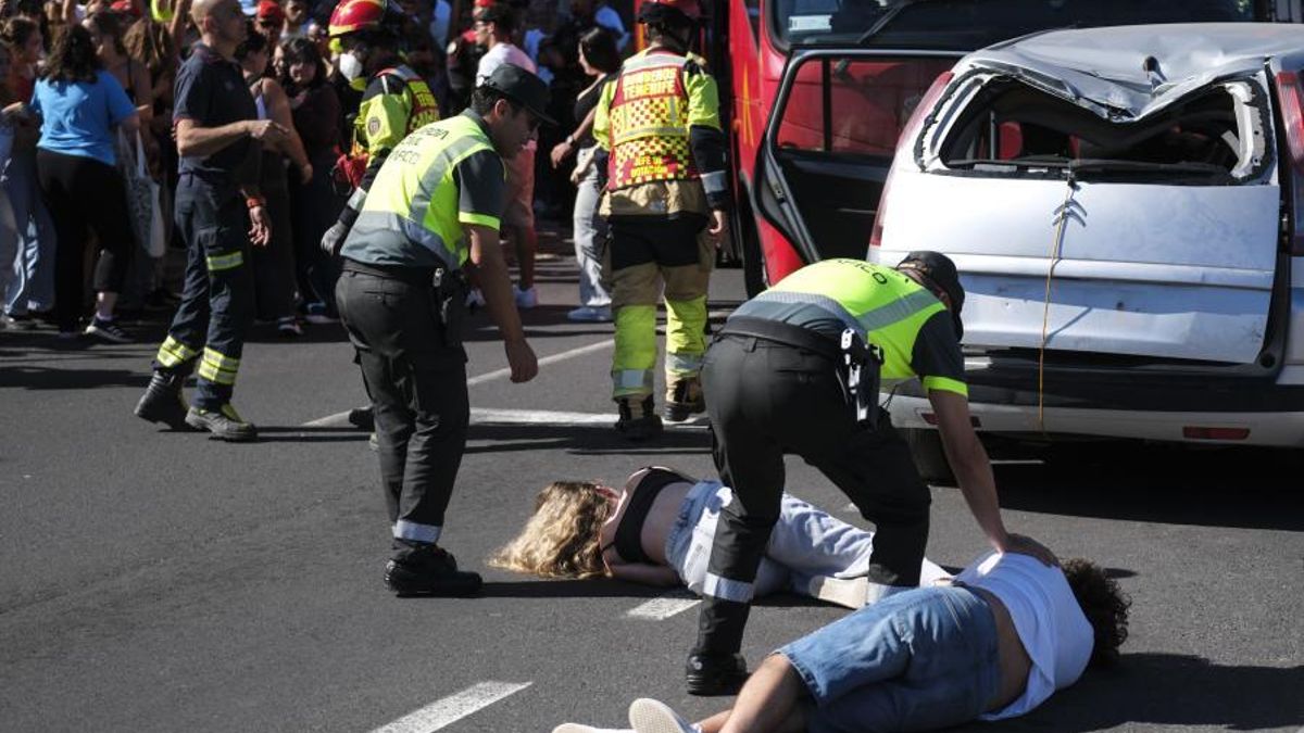 Simulacro volcánico en Tenerife: 1.877 personas evacuadas y 338 viviendas sepultadas bajo la lava