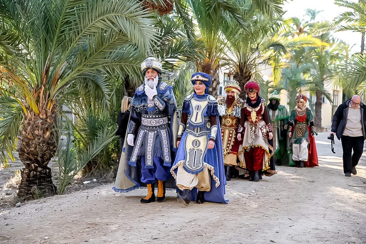 Los Reyes Magos hacen su entrada al Campamento Real este viernes