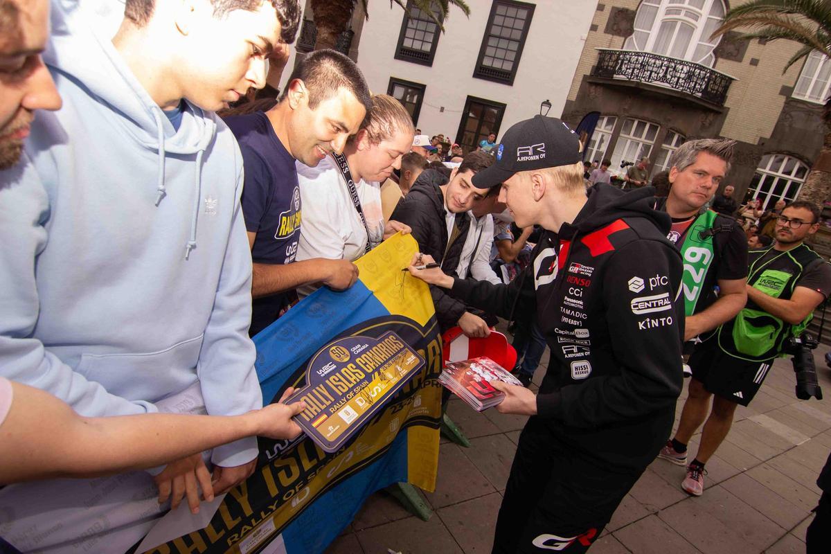 Santa Ana, salida Rally Islas Canarias