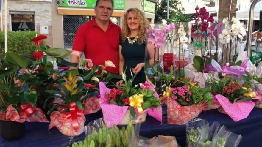 Mercadillo de flores el domingo