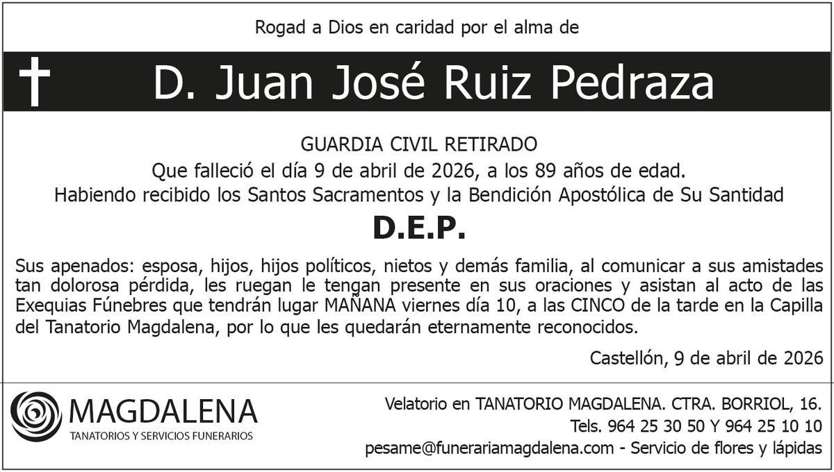 D. Juan José Ruiz Pedraza