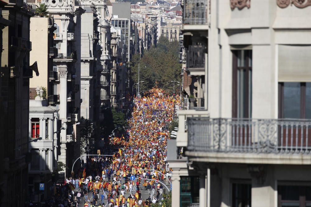 Manifestación en Barcelona por la unidad de España