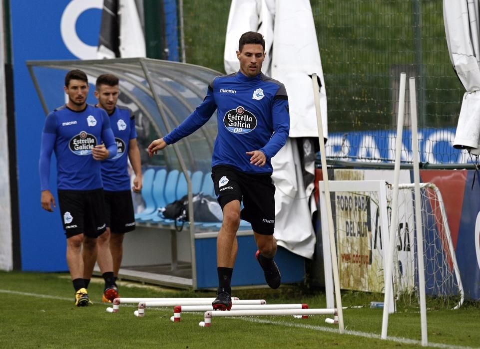 El portugués se pierde el amistoso contra el Pontevedra, el séptimo test de preparación que afronta el Dépor este verano.