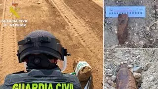 Encuentran y detonan en La Puebla del Río un proyectil diseñado para perforar vehículos blindados