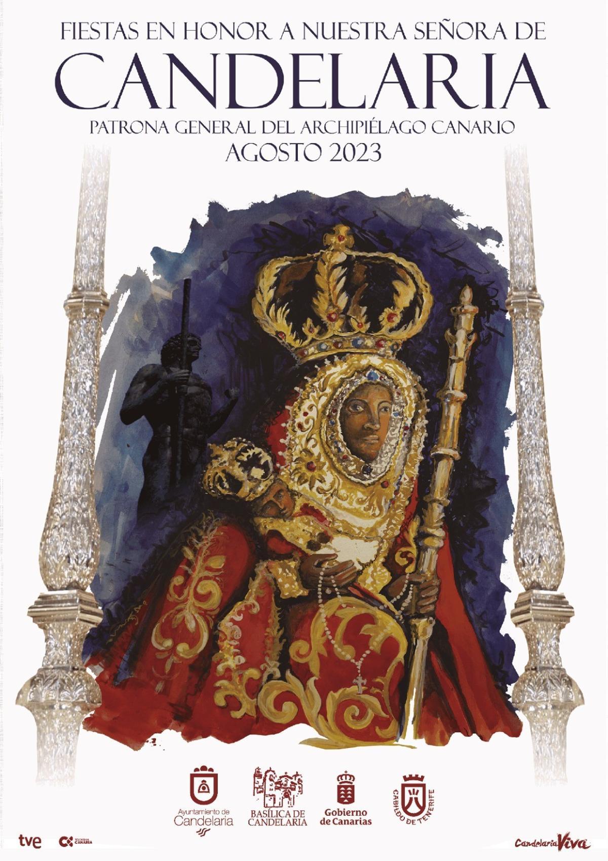Cartel de las fiestas de la Patrona de Canarias