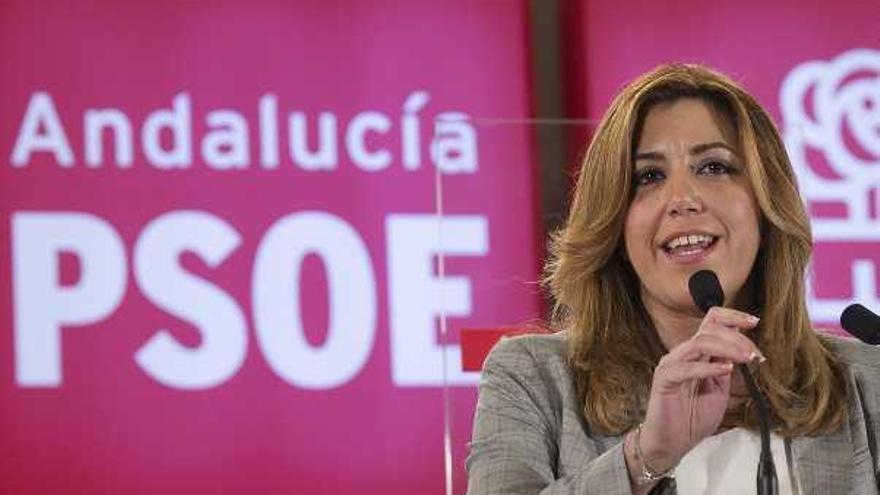 La presidenta de la Junta y candidata del PSOE, Susana Díaz.