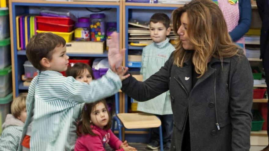 Díaz ha inaugurado un colegio en Jerez de la Frontera (Cádiz).