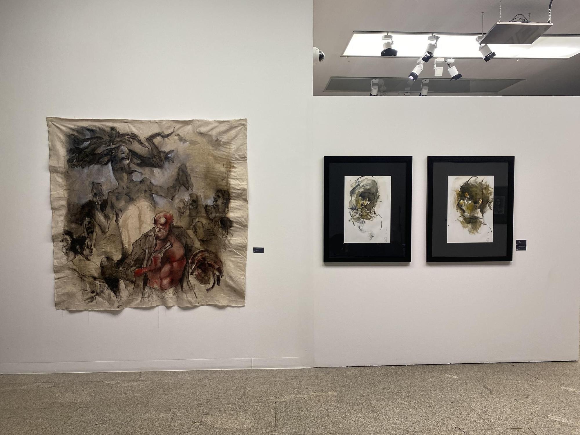 El superhéroe Hellboy y los monstruos de Goya se unen en una exposición en Afundación