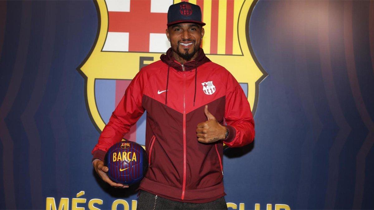 Kevin-Prince Boateng firmará como jugador del Barça este martes