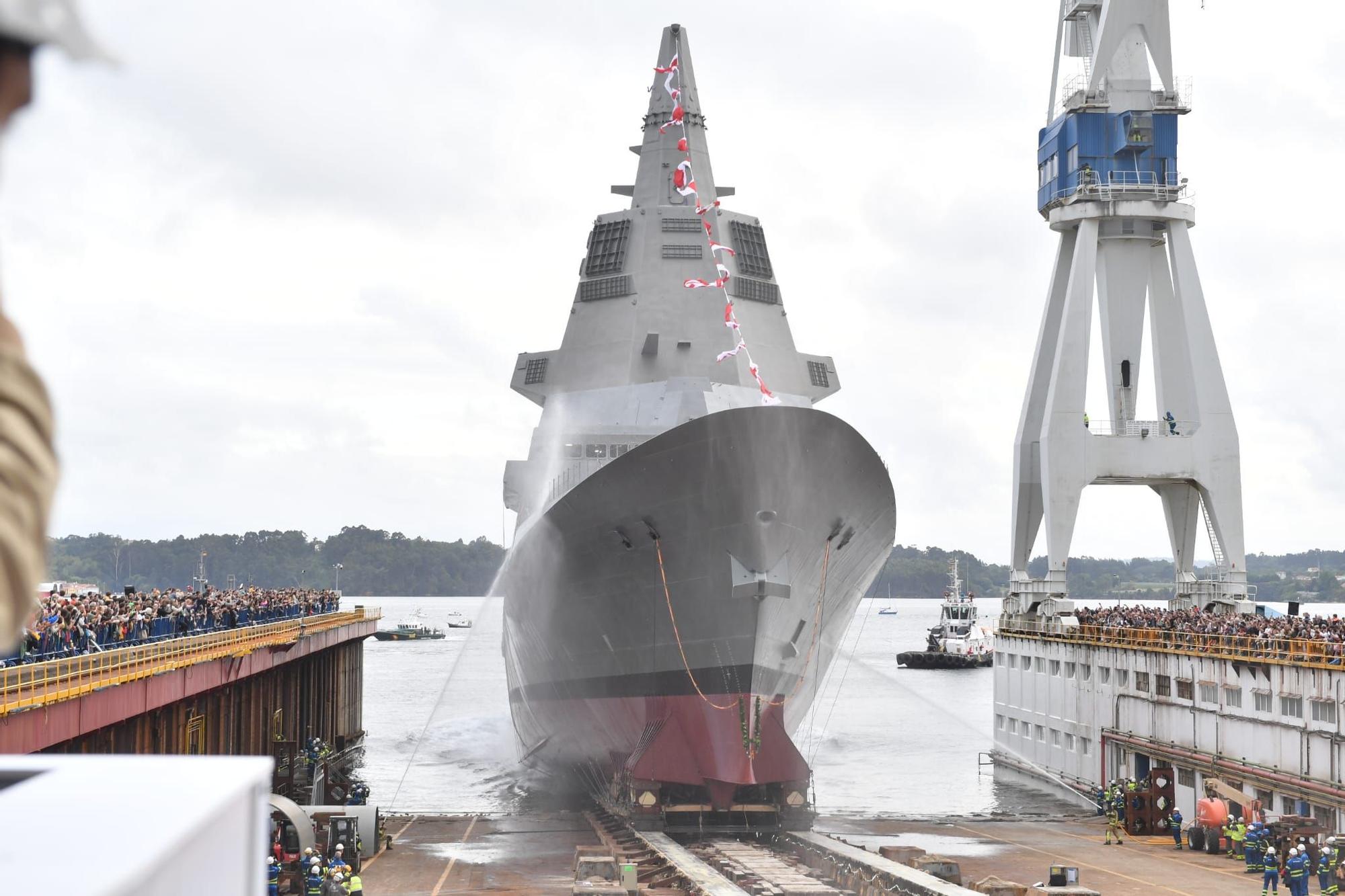Botadura de la fragata ‘Bonifaz en Ferrol