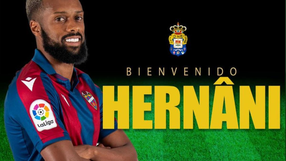 Una imagen de Hernani, nuevo jugador de la UD Las Palmas