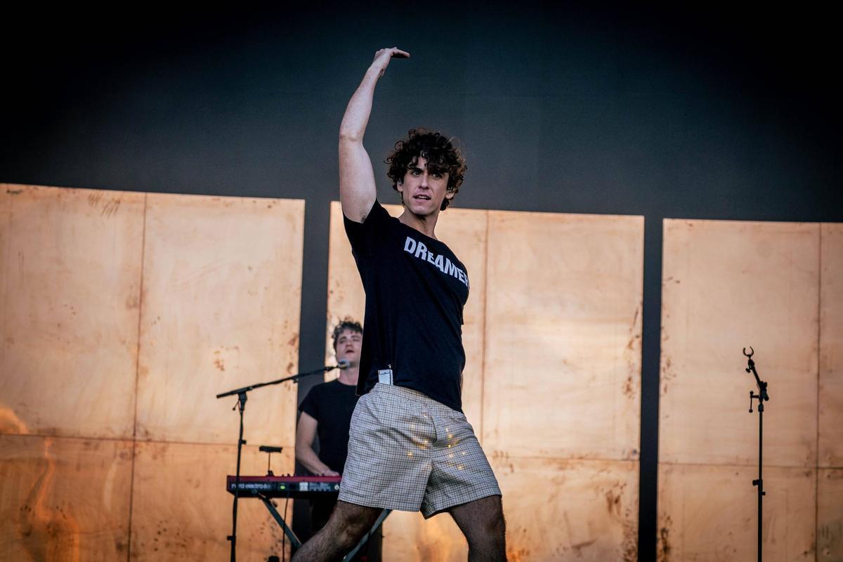 Guitarricadelafuente durante su actuación en la jornada inaugural del Primavera Sound.