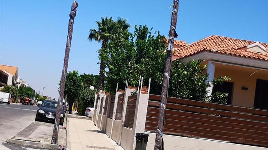 instaladas nuevas farolas con iluminación led en Ciudad Jardín