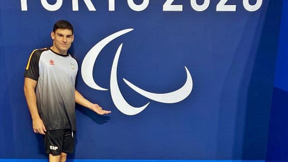 Jacobo Garrido, en la piscina de los Juegos de Tokio. |  // LA OPINIÓN