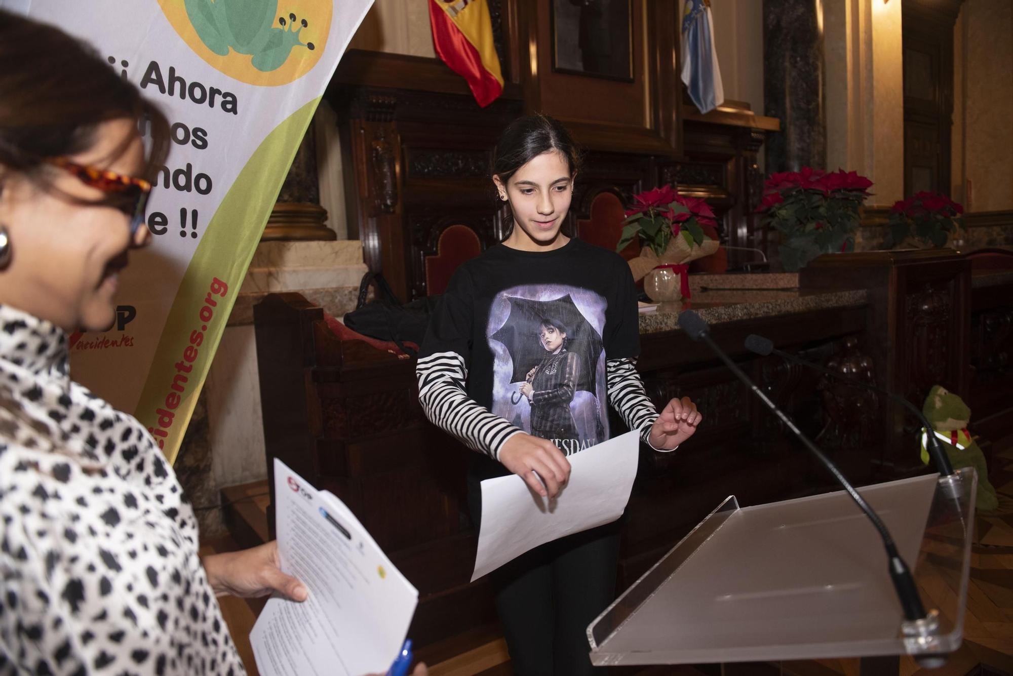 Alumnado coruñés de 14 centros educativos, premiado por su trabajo a favor de la seguridad vial