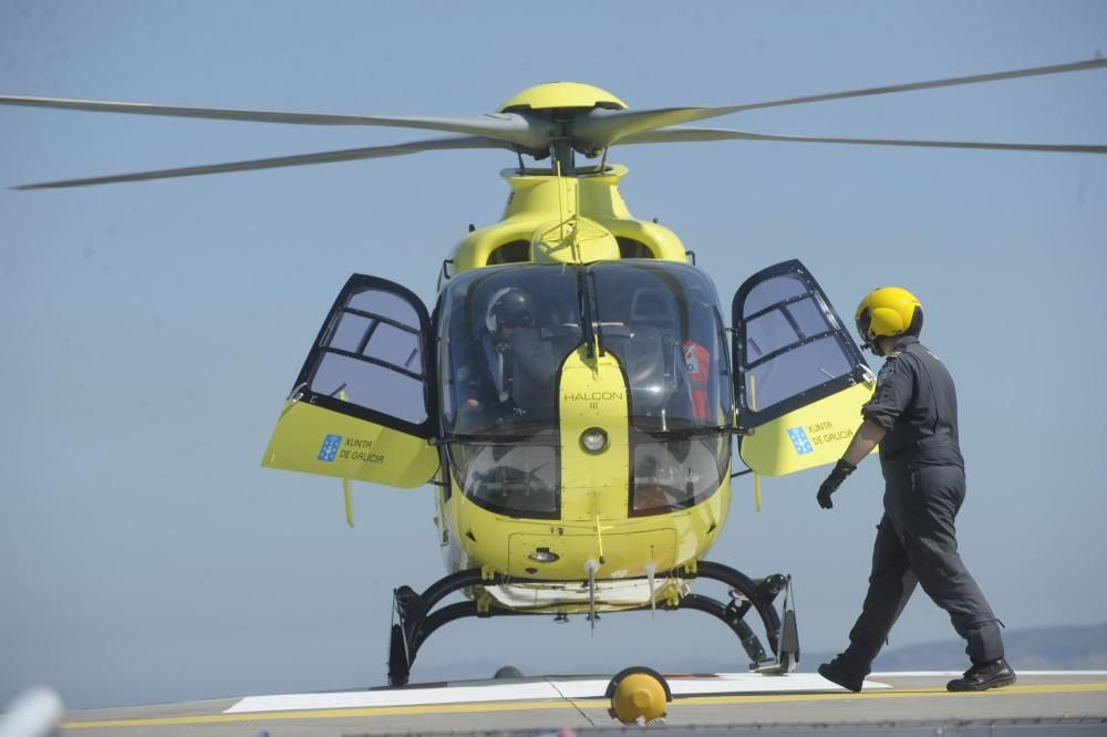 El Hospital de A Coruña estrena su helipuerto