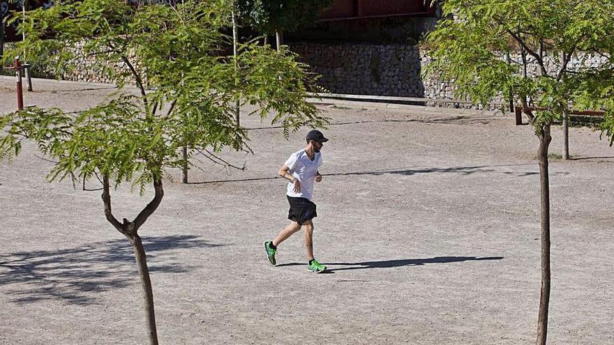 Una de las explanadas del Parc de sa Riera.