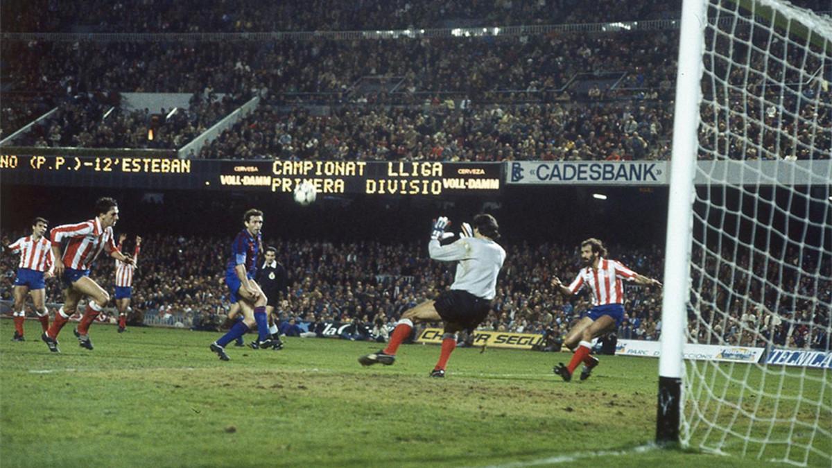 Quini cumplió el sueño de jugar en el Barça