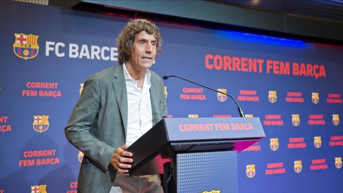 Jaume Carreter, en una entrega de premios del Barça.