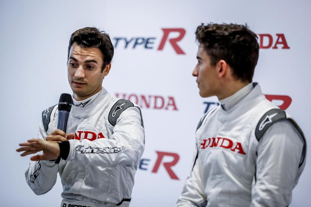 Marc Márquez, Dani Pedrosa y Toni Bou en el Jarama