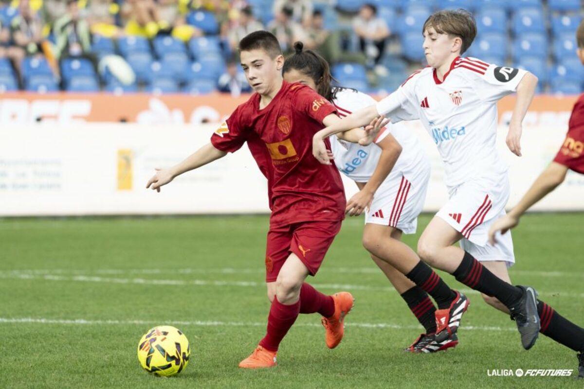 El partido entre el Valencia y el Sevilla de LaLiga FC Futures