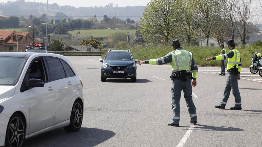 Un control de la Guardia Civil