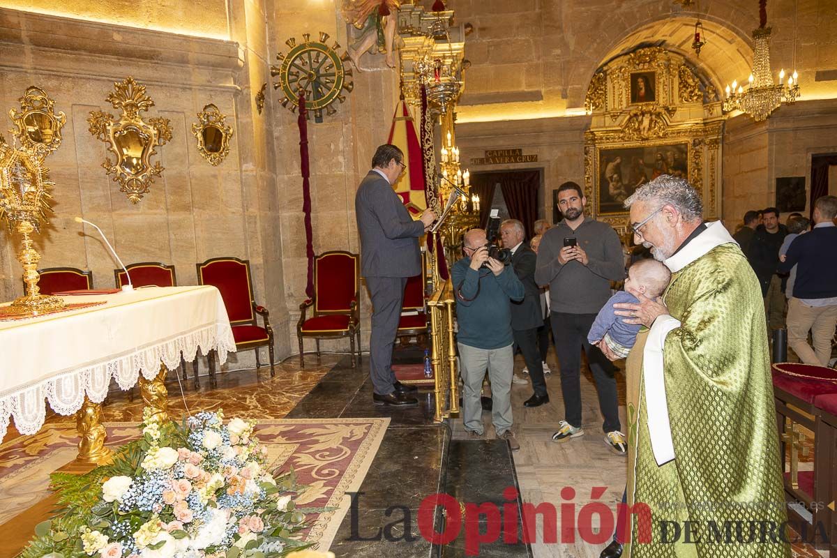 Presentación a la Vera Cruz de Caravaca de los niños nacidos en 2023