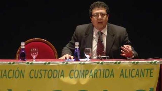 El magistrado Francisco Serrano durante la sesión.