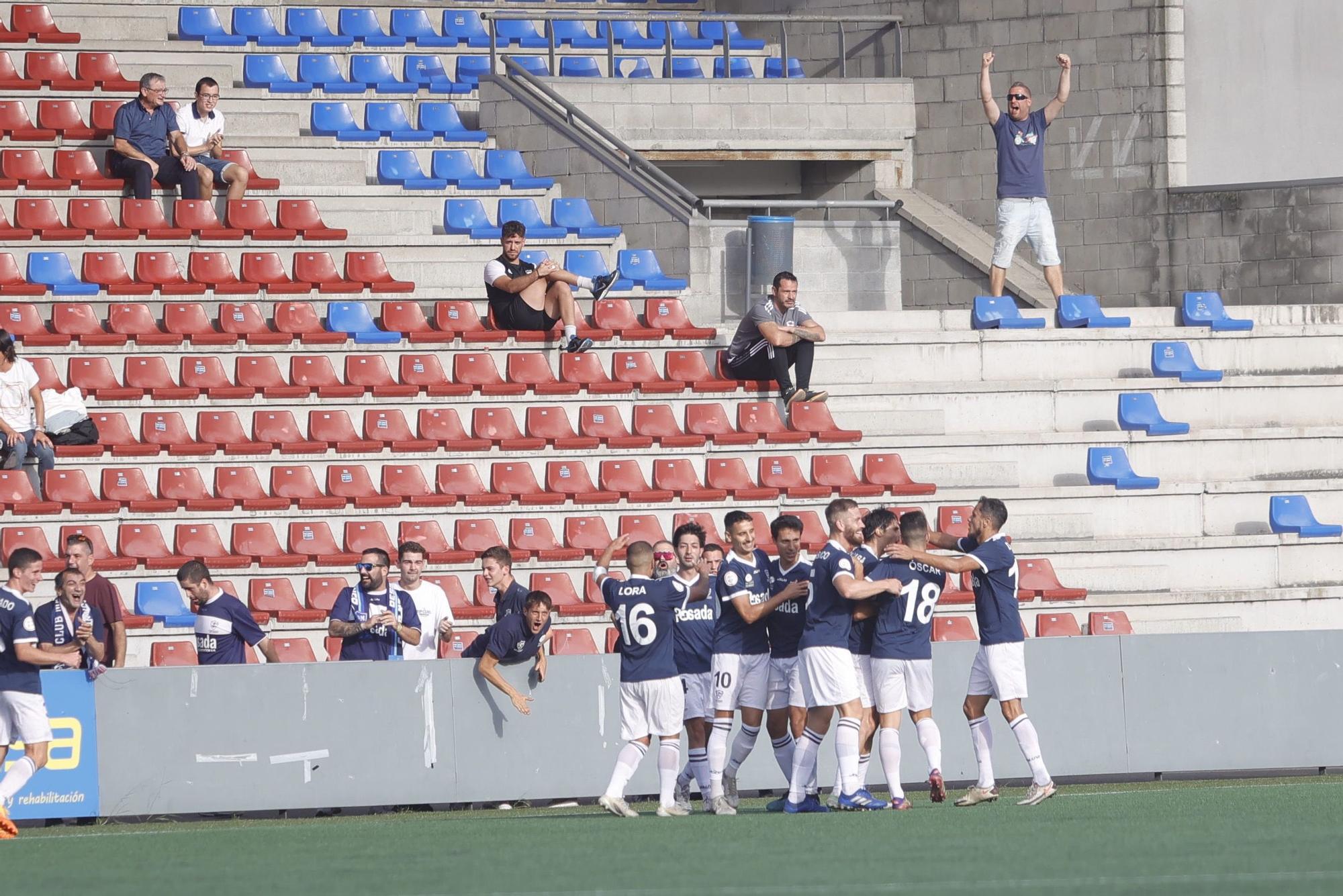 Las imágenes de la jornada para los asturianos en Segunda RFEF