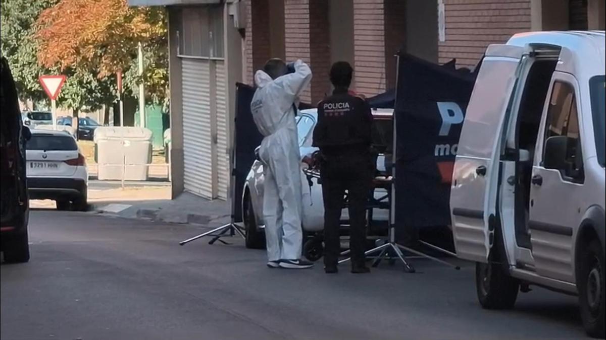 Més imatges de lapunyalament mortal al carrer Sant Jaume de Manresa
