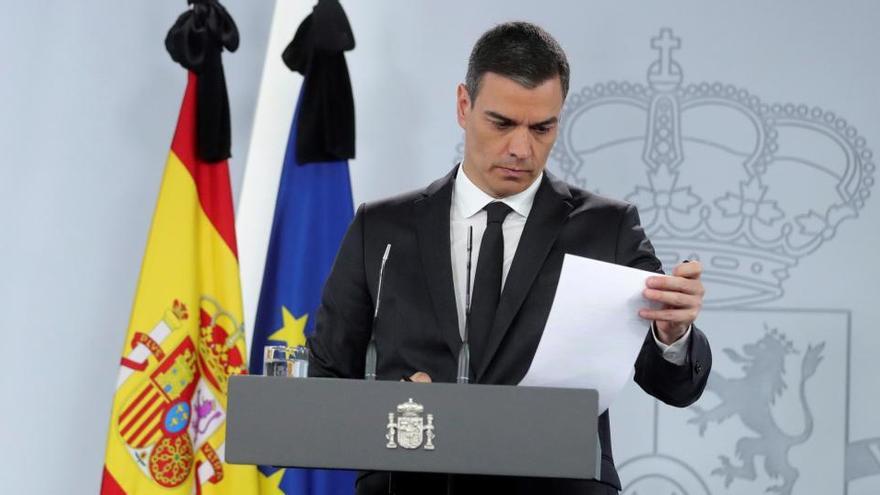 El presidente del Gobierno, Pedro Sánchez.