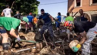 Azuara, Letux y los pueblos inundados se sacuden el barro y empiezan a ver la luz