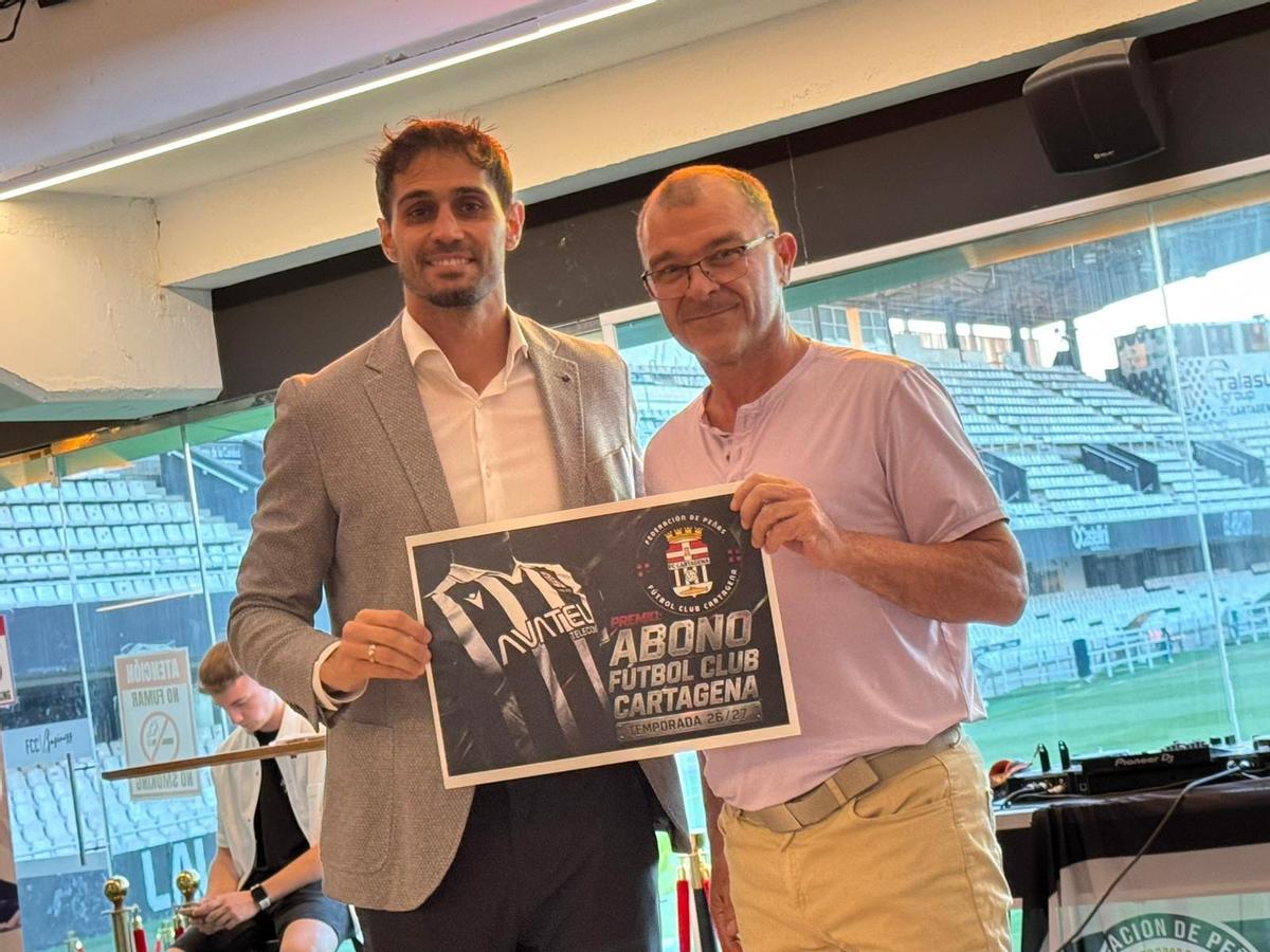 Alejandro Arribas, en la gala de la Federación de Peñas